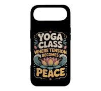 Yoga Class Where Tension Becomes Peace Yoga Instructor Case for iPhone Air