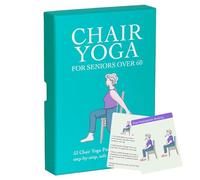 Yoga Deck - Senior Exercise Cards | Poses Chart for Beginners | Stretching Routine Guide | Low Fitness Tool for Home or Office Use | Wellness Support with Easy Movements for Elderly Body Care