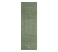 Yoga Design Lab Combo Yoga Mat, Non-Slip, Mat/Towel, Good Grip with a Lot of Sweat, Natural Rubber, with Carry Strap (Boho Glow, 3.5 mm)