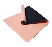 YOGA DESIGN LAB | The Infinity Mat | Luxurious Non-Slip Design Provides Unparalleled Grip to Support and Align You Beautifully | Eco-Friendly | w/Carrying Strap! (Diamond Align Coral, 5mm)