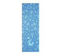 YOGA DESIGN LAB | The Combo Yoga Mat | 2-in-1 Mat+Towel | Eco Luxury | Ideal for Hot Yoga, Power, Bikram, Ashtanga, Sweat | Studio Quality | Includes Carrying Strap! (Earth Bali Blue, 3.5mm)