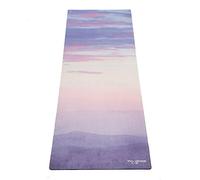 YOGA DESIGN LAB | The Combo Yoga Mat | 2-in-1 Mat+Towel | Eco Luxury | Ideal for Hot Yoga, Power, Bikram, Ashtanga, Sweat | Studio Quality | Includes Carrying Strap! (Breathe, 3.5mm)