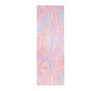 YOGA DESIGN LAB | The Combo Yoga Mat | 2-in-1 Mat+Towel | Eco Luxury | Ideal for Hot Yoga, Power, Bikram, Ashtanga, Sweat | Studio Quality | Includes Carrying Strap! (Pearl, 3.5mm)