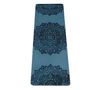 YOGA DESIGN LAB | The Infinity Mat | Luxurious Non-Slip Design Provides Unparalleled Grip to Support and Align You Beautifully | Eco-Friendly | 4 Colors | w/Carrying Strap! (Mandala Teal, 5mm)