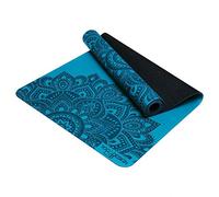 YOGA DESIGN LAB | The Infinity Mat | Luxurious Non-Slip Design Provides Unparalleled Grip to Support and Align You Beautifully | Eco-Friendly | 4 Colors | w/Carrying Strap! (Mandala Aqua, 3mm)