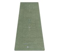 YOGA DESIGN LAB | Travel Yoga Mat | 2-in-1 Mat+Towel | Lightweight, Foldable, Eco Luxury | Ideal for Hot Yoga, Bikram, Pilates, Barre, Sweat | 1.5mm Thick | Includes Carrying Strap!