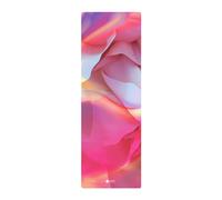 YOGA DESIGN LAB | Travel Yoga Mat | 2-in-1 Mat+Towel | Lightweight, Foldable, Eco Luxury | Ideal for Hot Yoga, Bikram, Pilates, Barre, Sweat | 1.5mm Thick | Includes Carrying Strap!
