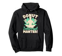 Yoga Donut Interrupt Mantra Funny Yoga Pullover Hoodie