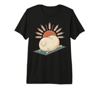 Yoga Dough Cute Bread Baking Sourdough Retro Pun Premium T-Shirt