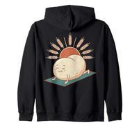 Yoga Dough Cute Bread Baking Sourdough Retro Pun Zip Hoodie
