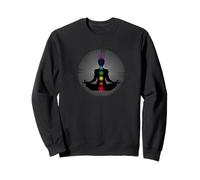 Yoga Energy Chakra Namaste Buddha Woman Karma OM Sweatshirt