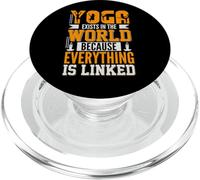 Yoga Exists In The World Because Everything Is Linked PopSockets PopGrip for MagSafe