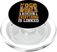 Yoga Exists In The World Because Everything Is Linked PopSockets PopGrip for MagSafe