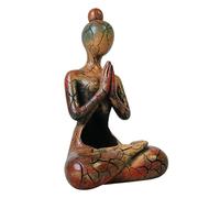 Yoga Figurines - Zen Meditation Decor Candle Holder - Yoga Pose Resin Figures - for Mindfulness Practitioner Home Decor Wedding Desk Living Room Bedroom Office Study Room Studio Nightstand