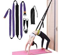 Yoga Fitness Stretching Strap - Back Bend Assist Trainer, Improve Leg Waist and Back Flexibility, Door Flexibility Stretching Strap, for Rehab, Pilates, Ballet, Cheerleading, Splits, Gymnastics