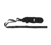 Yoga Flexibility Leg Stretch Belt Stretching Leg Strap for Ballet Dance Gymnastics High Strength Oxford Fabric Durable Multi Loops Hook and Loop Self Adhesive Black 153g for