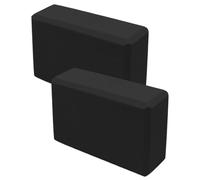 Yoga Foam Blocks - 2 Divided Blocks for Stretching and Balancing, Non-Slip Stretching Wedge for Balance, Hot Yoga, Beginners, Gym, Home Sports, Squats, Meditation and Stretching