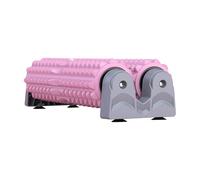 Yoga Foam Roller - Deep Tissue Mobility Flexibility Correction Pilates Workout Home Office Back Thigh Leg Arm Core Support Portable Lightweight Ergonomic Design Exercise Stability for Adults