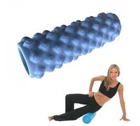 Yoga Foam Roller for Deep Tissue Muscle Massage Trigger Point Grid Sports Massager Fitness Gym Training Physio Muscles Therapy Legs, Back and Arms (Blue)