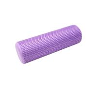 Yoga Foam Roller High-Density EVA Muscle Roller Self Massage Tool Gym Yoga Fitness Gym Equipment Portable Sports Foam Roller(15x30CM Purple)