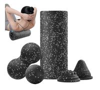 Yoga Foam Roller, High Density Foam Roller Set for Gym, Deep Tissue Massager for Training Equipment Legs Exercise Pilates Practice Yoga for Travel