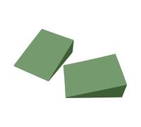 Yoga Foam Wedge, 2PCS Squat Wedge for Heel Elevated Squat, EVA Foam Foot Ankle Knee Stretcher Leg Extender