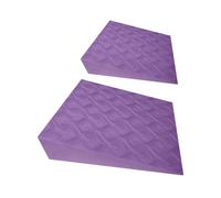 Yoga Foam Wedges - 15x12x5cm Foam Support Pair, Durable EVA Material, Exercise Assist Blocks | Gym Pilates Core Stretching Foot Recovery Strength Conditioning Equipment Uses