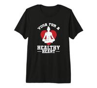 Yoga for a Healthy Heart Premium T-Shirt