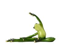 Yoga Frog Statue | Sculpture of a Zen Garden Frog for Tabletop | Innovative Indoor & Outdoor Decor for Living Rooms & Bedrooms