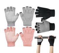 Yoga Gloves for Women,3 Pairs Fingerless Pilates Mitten | Gym Workout Mitten | for Enthusiasts Professionals Women Ladies Wives Mothers Athletes Home Gym Apartment