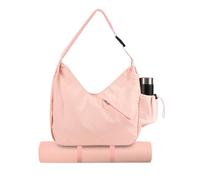 Yoga Gym Bag - Waterproof with Shoe Compartment Drawstring Pouch,Womens Workout Bag Sports Tote | for Travel Overnight Weekender Pilates Workout Beach Camping Outdoor Hospital