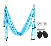 Yoga Hammock Accessories for Indoor, Hammock Outdoor for Interior, Yoga Flying Starter Sets (Blue)
