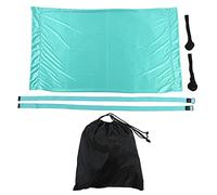 Yoga Hammock Handstand Split Leg Stretchable Training, Aerial Yoga Swing with Adjustable Shoulder Straps, Portable Elastic Aerial Hammock for Home Gym Yoga Accessories, Includes 2 (Dark Blue)