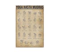 Yoga Hasta Mudras Vertical Art Print Poster Canvas Poster Bedroom Decor Sports Landscape Office Room Decor Gift 20x30inch(50x75cm) Unframe-style-11