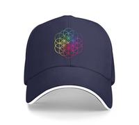 Yoga Hat for Women Men A Head Full of Dreams Coldplay Baseball Cap Trucker Caps Color Navy Blue