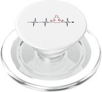 Yoga Heartbeat Kundalini Ashtanga Hatha Asanas Yogi Yoga PopSockets PopGrip for MagSafe