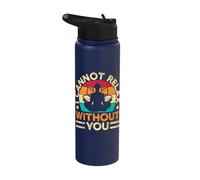 Yoga I Cannot Relax Without You Funny Yoga Stainless Steel Insulated Water Bottle