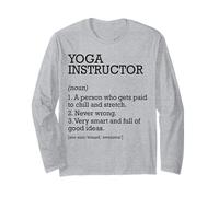 Yoga Instructor Job Definition Personalized Yoga Instructor Long Sleeve T-Shirt