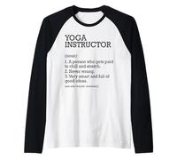 Yoga Instructor Job Definition Personalized Yoga Instructor Raglan Baseball Tee