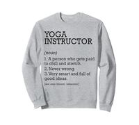 Yoga Instructor Job Definition Personalized Yoga Instructor Sweatshirt