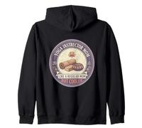 Yoga Instructor Mom Like A Regular Mom But Cooler Zen Mind Zip Hoodie