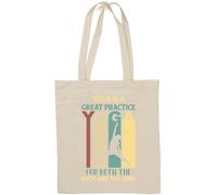 Yoga Is A Great Practice For Both The Body And The Mind Natural Cotton Tote Bag White
