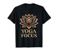 Yoga is Focus Lotus Flower Spiritual Wellness Mindful T-Shirt