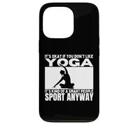 Yoga Is For Smart People Women Funny Yoga Instructor Case for iPhone 13 Pro