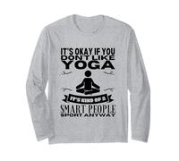 Yoga is for Smart People Women Funny Yoga Instructor Long Sleeve T-Shirt