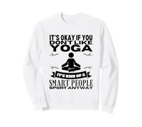 Yoga Is For Smart People Women Funny Yoga Instructor Sweatshirt