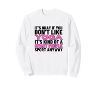 Yoga Is For Smart People Women Funny Yoga Instructor Sweatshirt