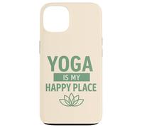 Yoga Is My Happy Place, Mindfulness Gift For Yogis Women Men Case for iPhone 13