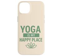 Yoga Is My Happy Place, Mindfulness Gift For Yogis Women Men Case for iPhone 14 Plus