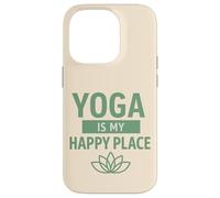 Yoga Is My Happy Place, Mindfulness Gift For Yogis Women Men Case for iPhone 14 Pro